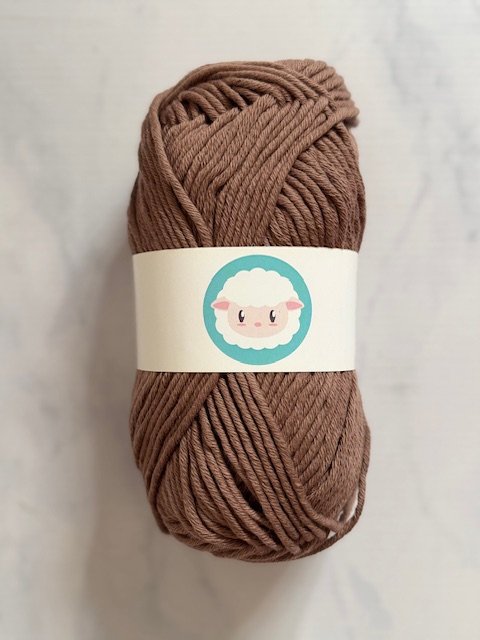 Algodón peinado - chocolate