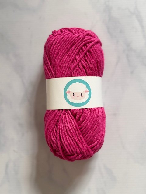 Algodón peinado - fucsia