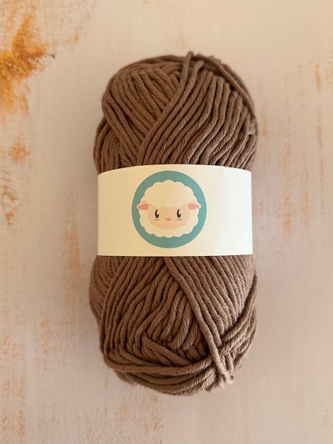 Algodón peinado - chocolate