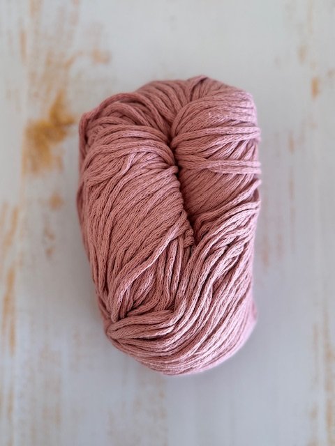 Cordón de algodón - rosa viejo