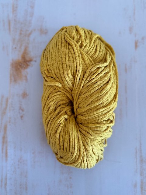 Cordón de algodón - mostaza