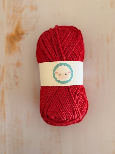 Algodón peinado - rojo