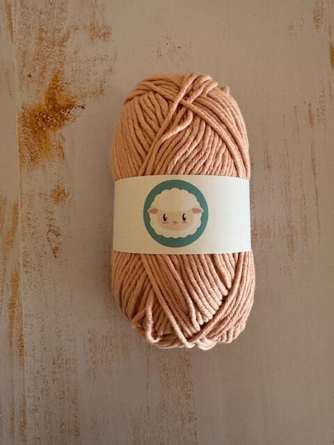 Algodón peinado - beige rosado