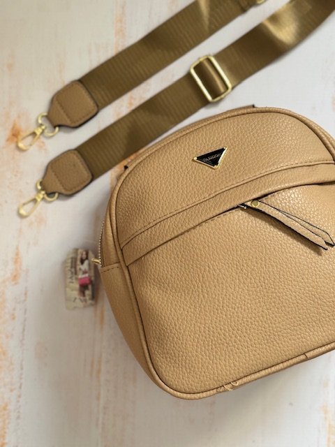 Bandolera maletin - beige
