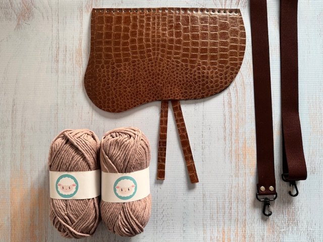 Bandolera Dior - hilado visón