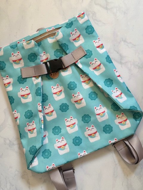 Mochila Porta-proyecto - Gatito suerte