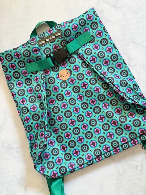 Mochila Porta-proyecto - Monogram Jackie verde