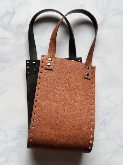 Pieza de cuero - Cartera Rose (suela desgastado)