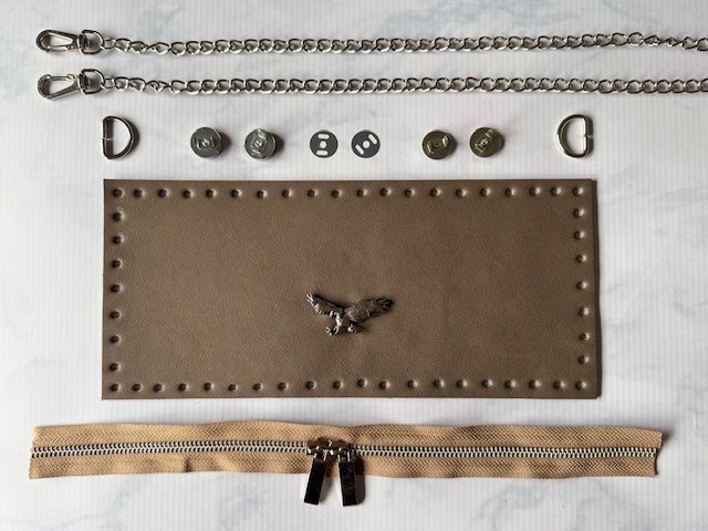 Bandolera Voltaire - cuero visón
