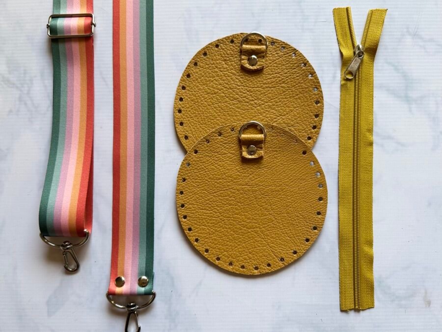 Bandolera Caramelo - mostaza