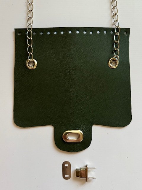 Bandolera Chanel - color verde inglés