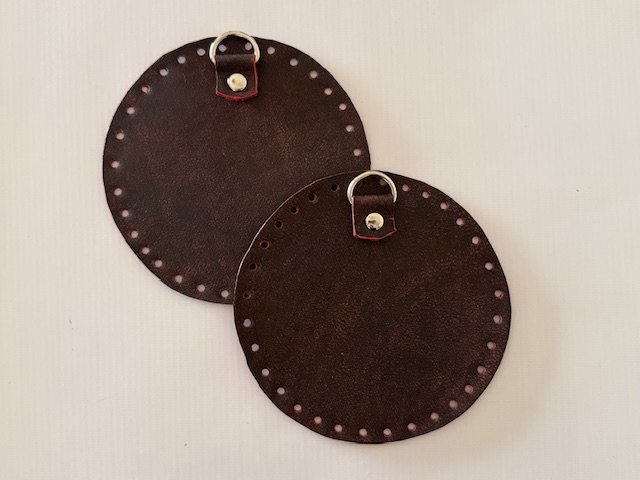 Bandolera Caramelo - bordó desgastado