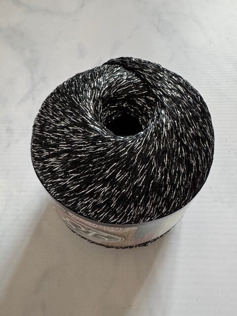 Destello - negro con plateado