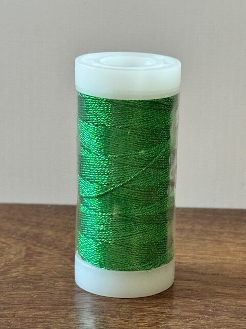Hilo metalizado en bobina - color verde