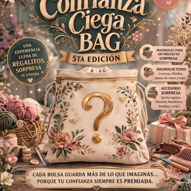 5ta Confianza Ciega Bag (kit de materiales para proyecto +  regalos sorpresa)