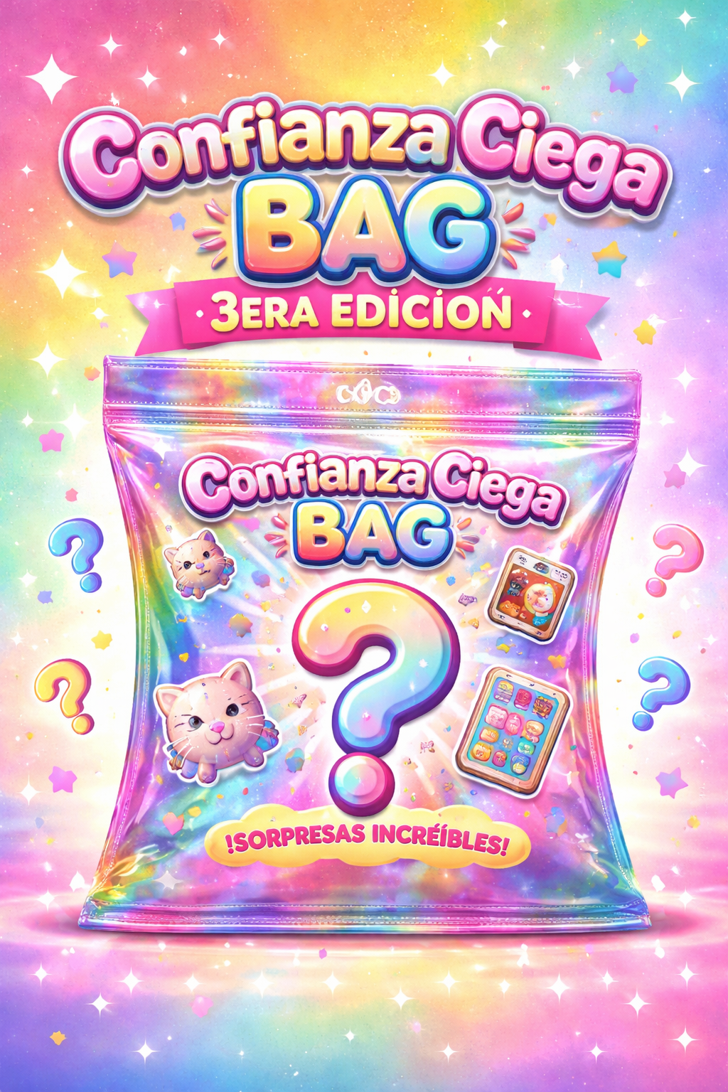 3ra Confianza Ciega Bag (kit de materiales para proyecto + regalos sorpresa)