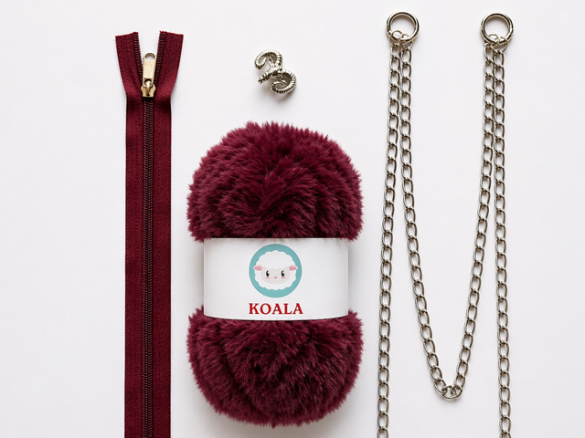 Kit Zadig Peluche - color bordó