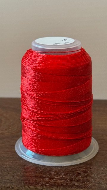 Bobina de poliester - color rojo