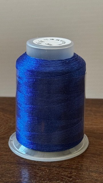 Bobina de poliester - color azul francia