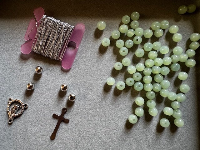 Kit Rosario - verde agua + guía de regalo