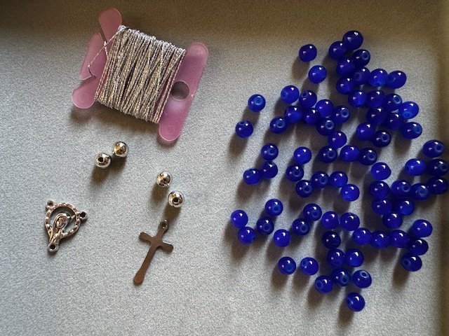 Kit Rosario - azul + guía de regalo