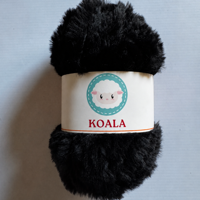 Hilado peluche - negro