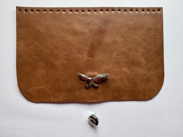 Tapa de cuero (15,5 x 24cm)
