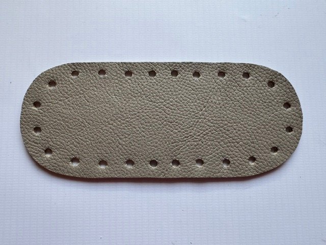 Base de cuero (6 x 15 cm)