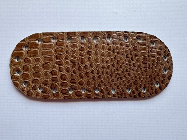Base de cuero (6 x 15 cm)