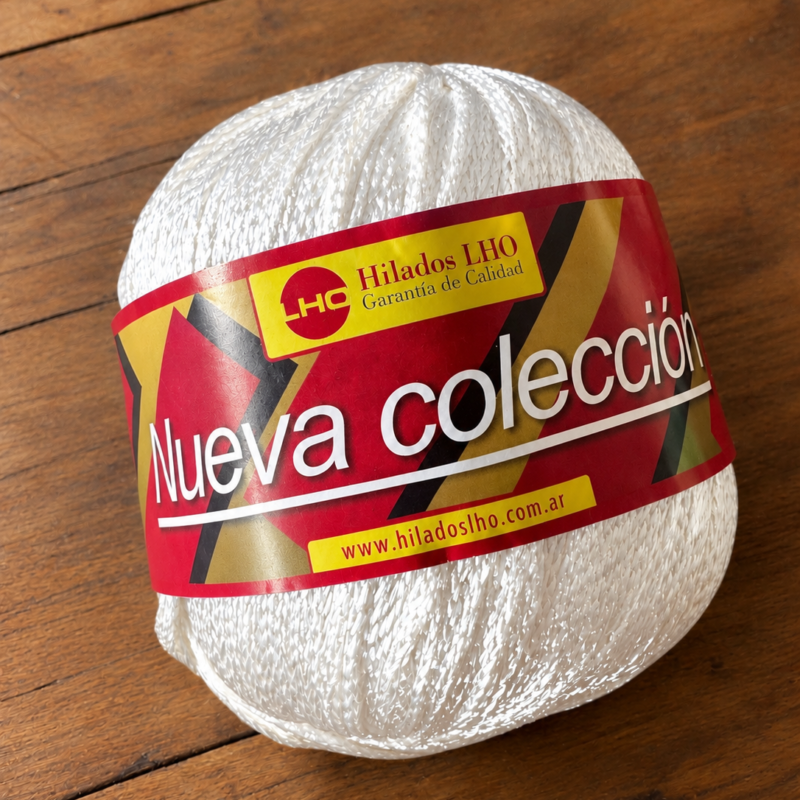 Ovillo de seda - blanco