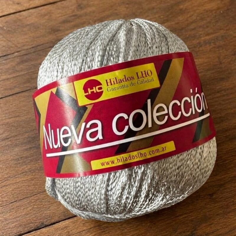 Ovillo de seda - plateado claro